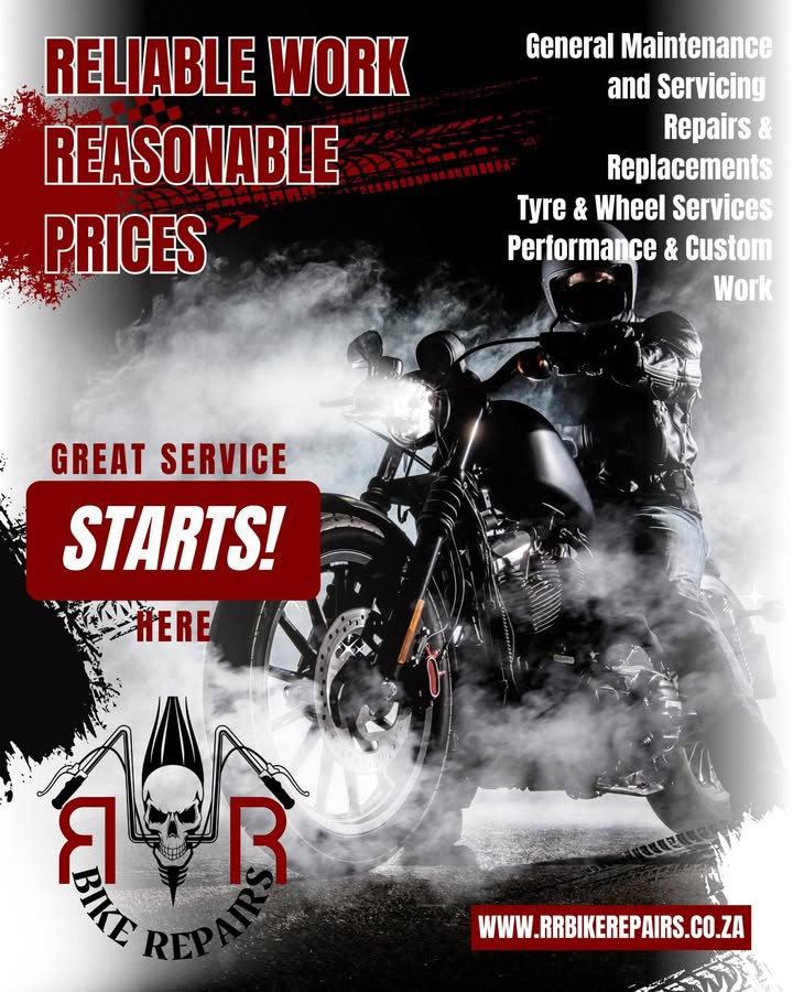 All work done by Qualified motorcycle technician since1991.